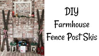 DIY Farmhouse Fence Post Skis [upl. by Stesha]