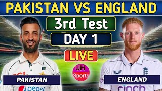 PAK Vs ENG 3rd Test Live  Pakistan Vs England 3rd Test Match Live Score  PAK Vs ENG Live  Day 1 [upl. by Whelan]