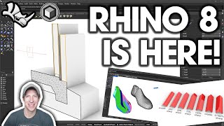 Rhino 8 IS HERE Whats New [upl. by Ienttirb]