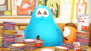 Funny Animated Cartoon  Spookiz Too Much Food Equals Toilet Time 스푸키즈  Videos For Kids [upl. by Soo275]