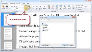 How to Convert Scanned Paper to PDF Files Conveniently and Quickly HowTo [upl. by Garneau994]