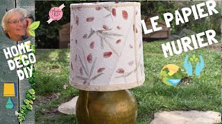 ✅🛠️ Recycler un ABATJOUR avec du PAPIER Fait Main 💦 Le MURIER DIY ASTUCES Déco ♻️ ©A63 [upl. by Flory]