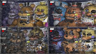 FNaF 2 but every Mod the Stage is changed FNaF 2 Mods [upl. by Esirtal]