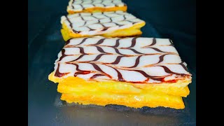 ቀላል የሚሊፎኒ ኬክ አስራር Easy Mille Feuille recipe [upl. by Frey]