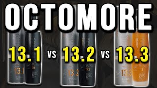 Octomore 131 v 132 v 133  Scotch SidebySide [upl. by Adnot]