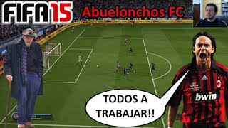 ABUELONCHOS FC Pippo Inzaghi entrenador de leyenda  FIFA 15 UT Online  Sobres Oro [upl. by Brita]