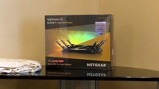 NETGEAR Nighthawk AC3200 WiFi Router Unboxing and Setup [upl. by Aicilegna]