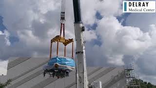 Cyclotron arrives and is installed on the Delray Medical Campus [upl. by Adda]