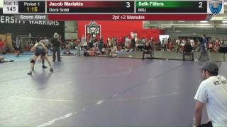 2077 Junior Men 145 Jacob Mariakis Rock Solid vs Seth Fillers MSJ 4138152104 [upl. by Kries]