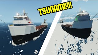 The SS John A France SINKS After Taking On TSUNAMI [upl. by Jc]