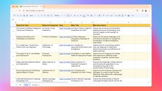 Generate Meta Titles and Descriptions using AI in Google Sheets [upl. by Anetsirk440]