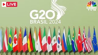 G20 Summit LIVE World Leaders Meet at Day 2 of the G20 Summit in Brazil  PM Modi  Russia  N18G [upl. by Raclima382]