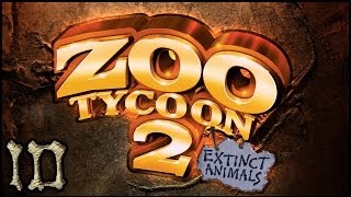 Zoo Tycoon 2 Extinct Animals  Lets Play 10  Its Feeding Time Raptor Death Arena [upl. by Ocsecnarf]