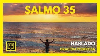 SALMO 35 Biblia Hablada  Oración Poderosa Para Momentos Difíciles con Letra y Voz [upl. by Ecnadnac637]