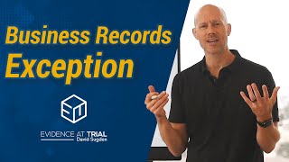 Business Records Exception Understanding the Business Records Exception to the Hearsay Rule [upl. by Virgie]