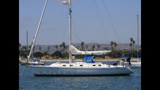 1987 Hylas 42 offshore performance cruiser for sale in San Diego California By Ian Van Tuyl [upl. by Aruol]