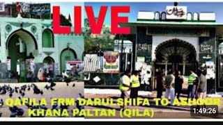 🔴 Live 29 Muharram 1446H Paidal Qafila 2024 From Alawa e Sartauq To Qila Golconda  Hyderabad [upl. by Joed]