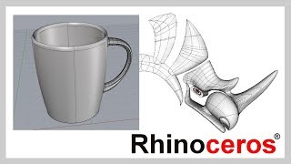 Rhino tutorial軟件教學 09 杯子 [upl. by Ulberto]