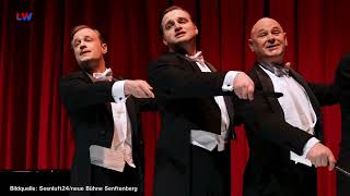 Senftenberg Comedian Harmonists auf der quotneuen Bühnequot  LAUSITZWELLE [upl. by Yhprum233]