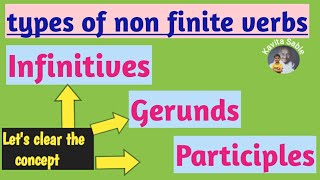 Infinitives Gerunds and Participlestypes of Non finite verbs by Kavita Sable [upl. by Arlan]