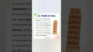 🔴LA TORRE DI PISA 🇮🇹 learnitalian aprenderitaliano italianlessons funandeasyitalian [upl. by Hacceber]