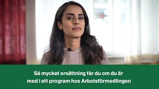 Så mycket ersättning får du om du är med i ett program hos Arbetsförmedlingen [upl. by Sotsirhc]