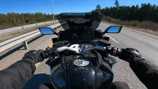 2022 BMW K1600 Bagger Midnight  Driving around  02 [upl. by Rick]