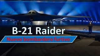 Nuevo bombardero furtivo estadounidense B21 Raider [upl. by Nytsirt]