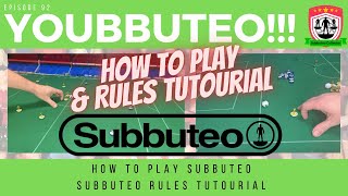 How to Play Subbuteo Subbuteo Rules and Tutorial on Youbbuteo [upl. by Niamart494]