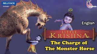 Little Krishna English  Episode 10 The Charge Of The Monster Horse [upl. by Alimac490]