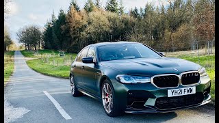 BMW M5 CS on road review Greatest M5 ever [upl. by Etnud491]