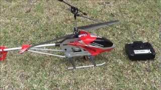 Toy RC Helicopter S033G  just learning how to fly [upl. by Ahcropal]