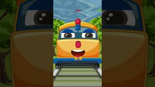 Train Choo Choo Song  The wheels on the bus  Kids songs amp Nursery rhymes shorts [upl. by Warchaw]