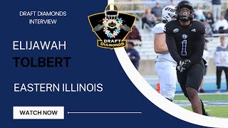 Elijawah Tolbert LB Eastern Illinois  2025 NFL Draft Prospect Zoom Interview [upl. by Schaumberger387]