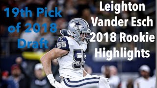 Leighton Vander Esch Rookie Highlights [upl. by Saudra]