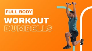 Jouw favoriete full body workout met dumbells  BasicFit [upl. by Peggi]