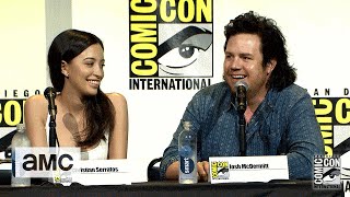 The Walking Dead Season 7 ComicCon Panel Highlights Eugene Cosplay Love [upl. by Ulland]