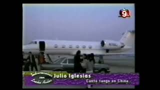 Julio Iglesias canta Tango Corrientes 348 en Muralla China Spot 1996 [upl. by Lletnahc849]