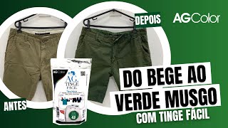 DO BEGE AO VERDE MUSGO COM TINGE FÁCIL [upl. by Eartnoed]