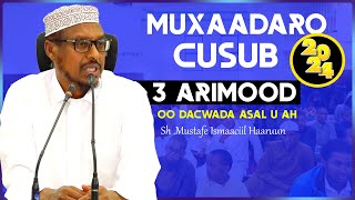 Muxaadaro cusub Nairobi 2024  Sh Mustafe Xaaji [upl. by Anaiviv83]