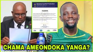 🔴KIMENUKA TFF WATOA TAMKO MUDA HUU KUHUSU CHAMA KUONDOKA YANGA KURUDI SIMBA quotAMEONDOKA YANGA [upl. by Enid]