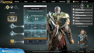 God of War  How to Fully Upgrade the Leviathan Axe Worthy Trophy Guide [upl. by Carlotta258]