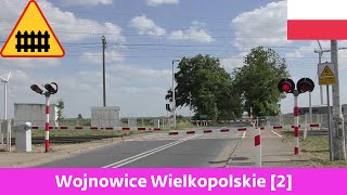 Železniční přejezdPrzejazd kolejowy Wojnowice Wielkopolskie 2 PL  372023 [upl. by Mirella421]