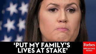 Arkansas Gov Sarah Huckabee Sanders Opens Up About Death Threats Made Against Her amp Her Family [upl. by Ydnak979]