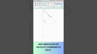 How to use revolve command in Revit shorts  Implementation of revolve command in Revit [upl. by Goldstein]