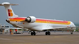 Iberia Air Nostrum CRJ1000 ECLOV  Hop CRJ700  Clermont Airport [upl. by Lebasi600]