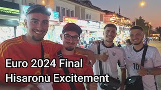 Euros 2024 Final in Hisaronu was crazy exciting Spain win but can the losers party Have a look 🥰 [upl. by Ahsain]