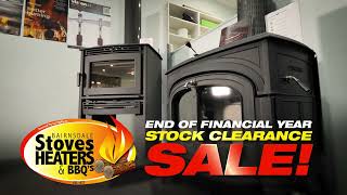 Bairnsdale Stoves Heaters amp BBQs EOFY Stock Clearance Sale [upl. by Bennir]