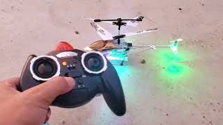 Unboxing and Fly Test  RC helicopter Volitation Super Mini 35 Channel [upl. by Alin70]