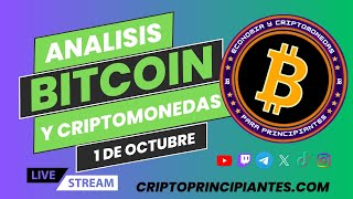 Analisis Bitcoin 1 de Octubre🔥 analisis trading btc dinero crypto criptomonedas [upl. by Rexana]